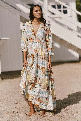 The Carolita Printed Tiered Shirt Dress by Celandine | Anthropologie (US)