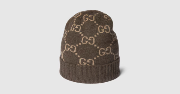 GG cashmere jacquard hat | Gucci (US)