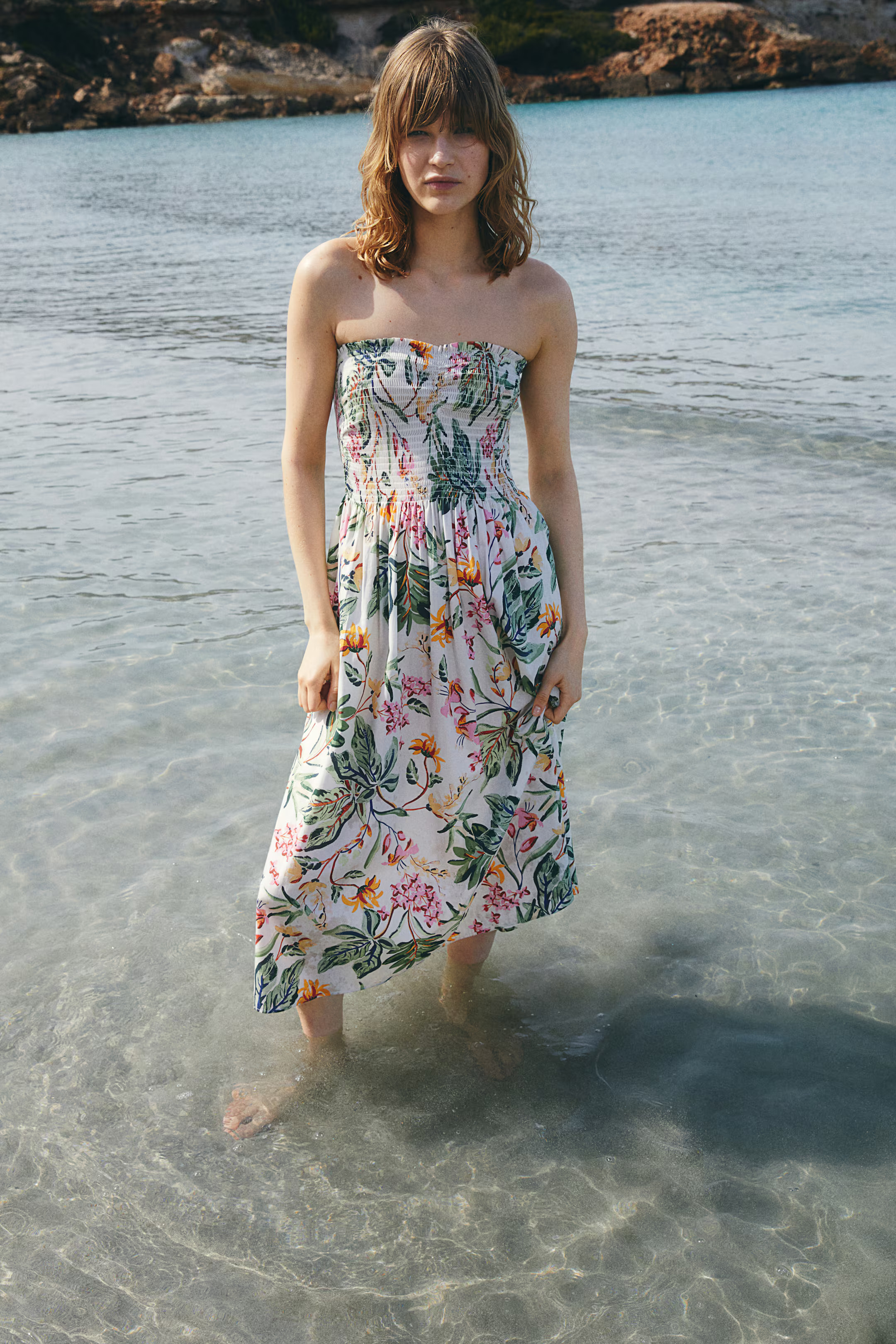 Smock-topped dress | H&M (UK, MY, IN, SG, PH, TW, HK)
