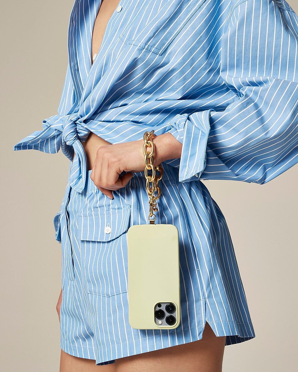 Metallic link phone chain | J. Crew US