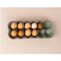 Ceramic Egg Crate-Egg Holder-Handmade Stoneware Tray-Jefferson Street Ceramics-Made in USA Carton-Farmhouse -Sage Brush | Etsy (US)