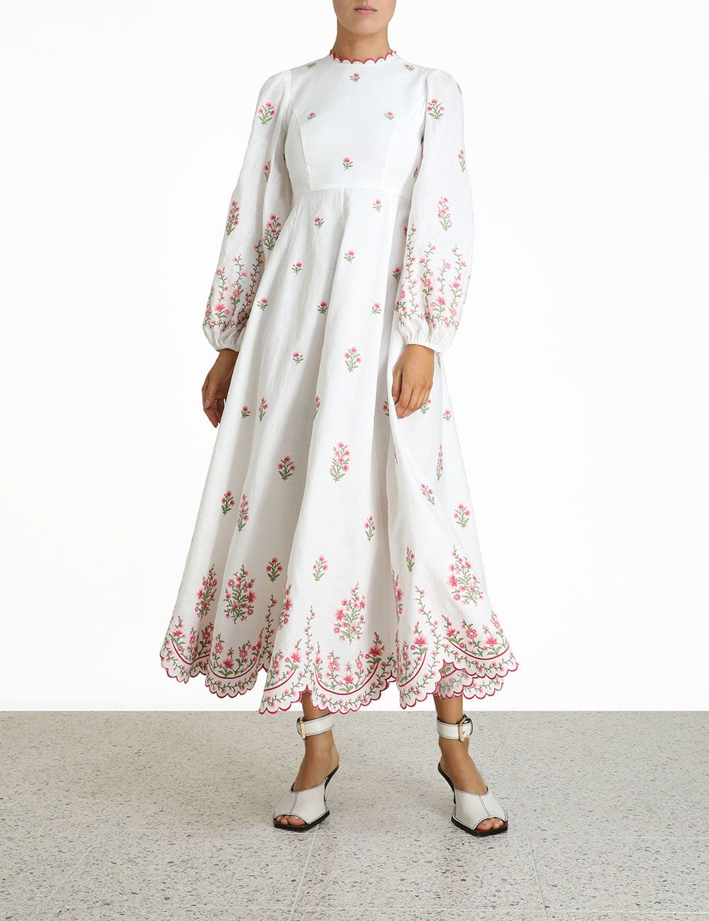 Poppy Floral Midi Dress | ZIMMERMANN (APAC)