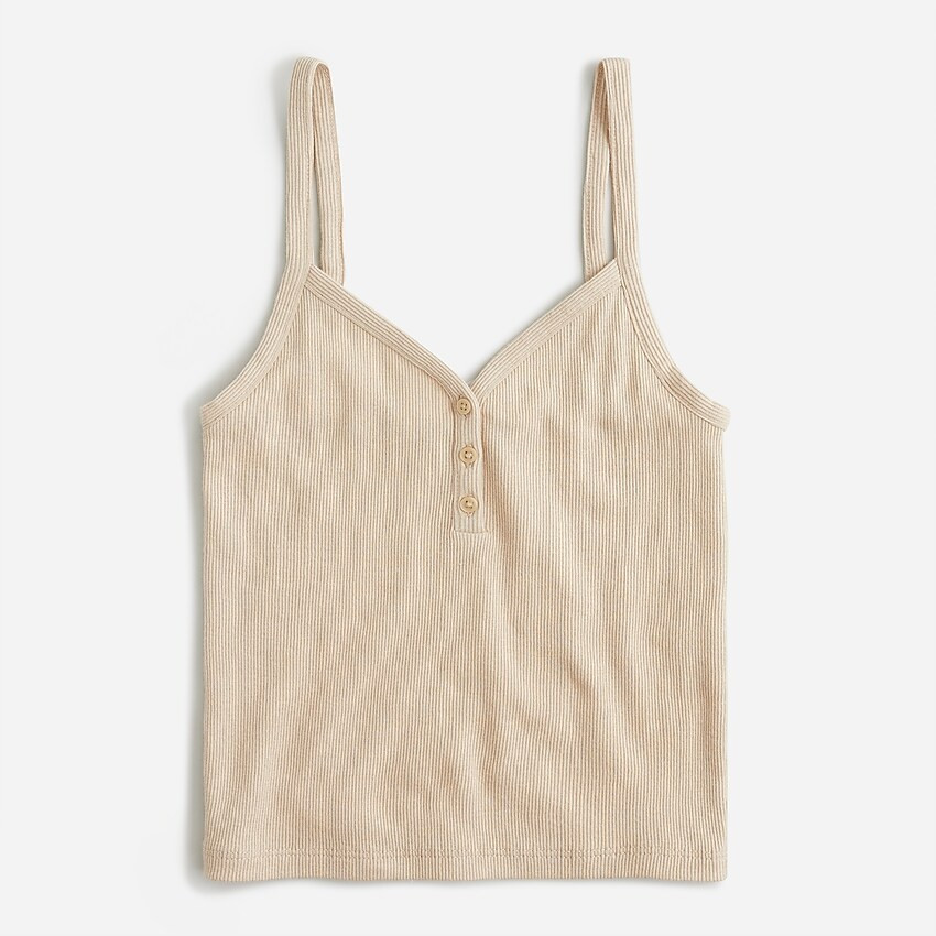 Vintage rib henley tank | J. Crew US
