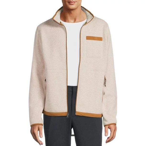 George Men's and Big Men's Sweater Fleece Jacket, up to Size 5XL - Walmart.com | Walmart (US)