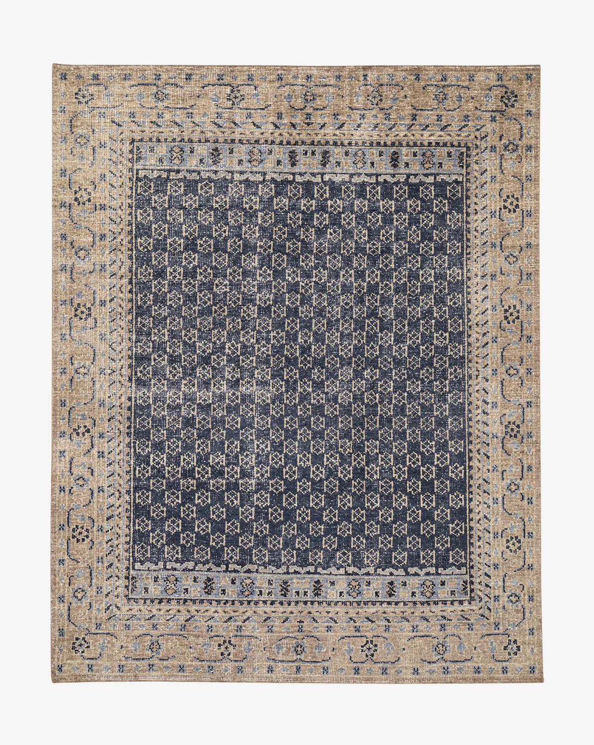 Anya Indigo Hand-Knotted Wool Rug | McGee & Co. (US)