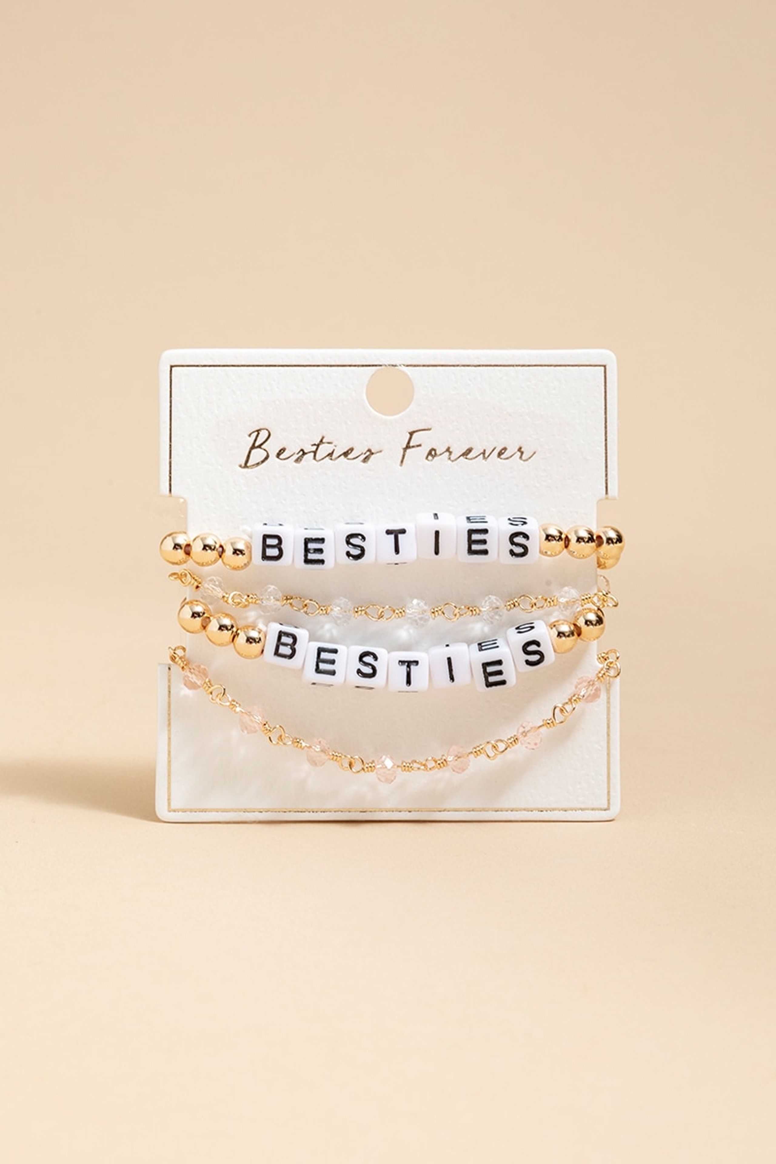 Besties Forever Carded Bracelet Set | Francesca's