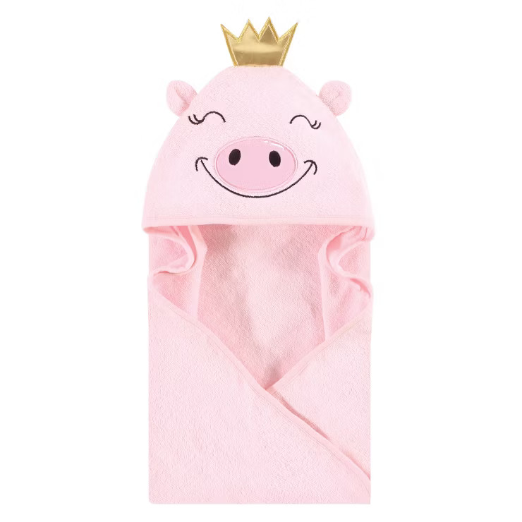 Target/Home/Bath/Bath Towels‎Shop all Hudson BabyHudson Baby Infant Girl Cotton Animal Face Hoo... | Target