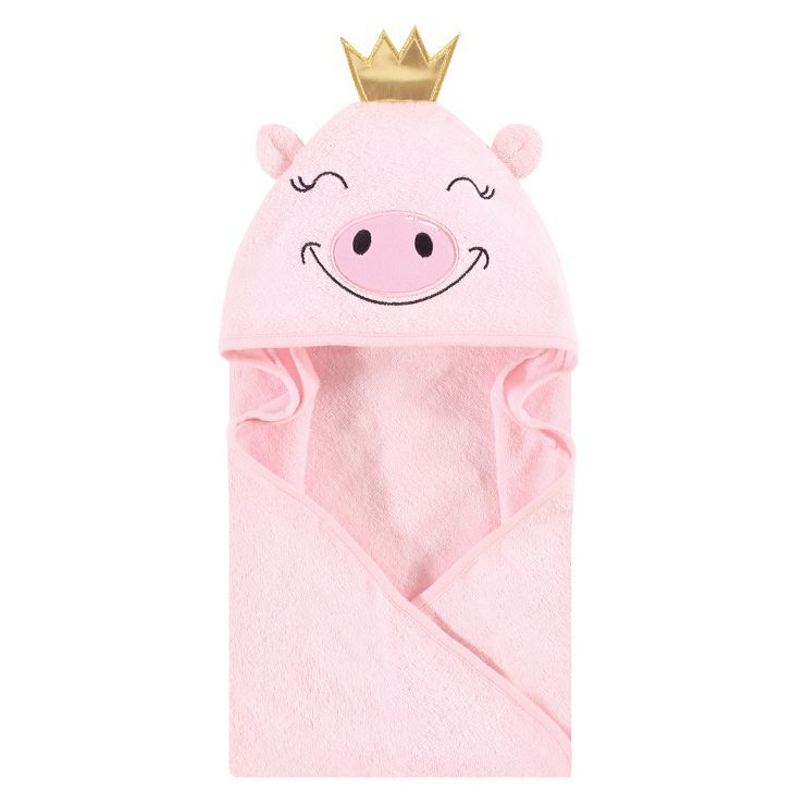 Target/Home/Bath/Bath Towels‎Shop all Hudson BabyHudson Baby Infant Girl Cotton Animal Face Hoo... | Target