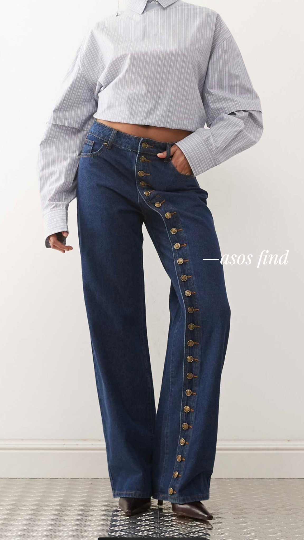 Asos Find: Lioness Penny asymmetric button detail wide leg jeans!

💸Use code: GOLDENTICKET for $ off

#LTKGiftGuide #LTKSaleAlert #LTKootd