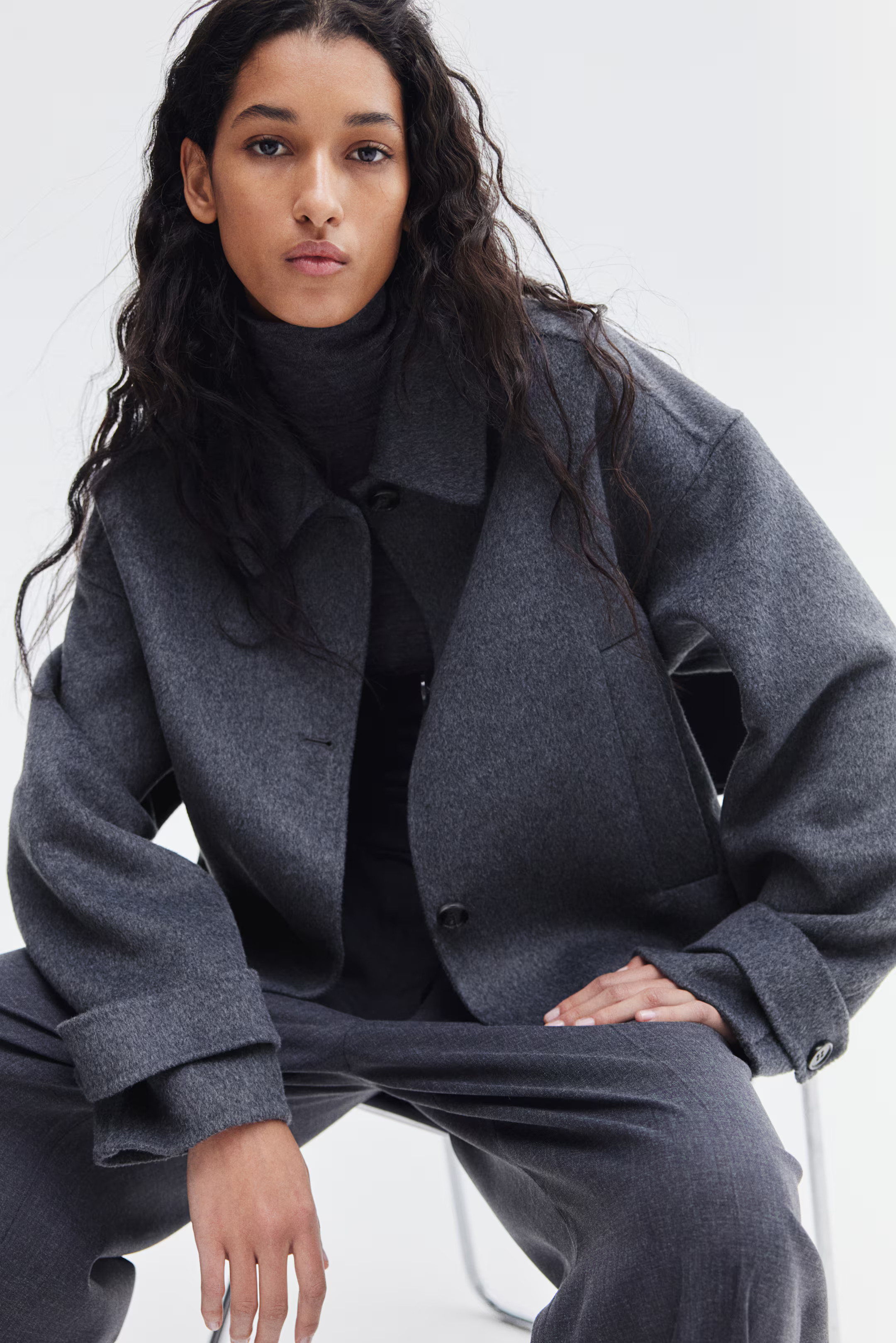 Handgefertigte Jacke aus Wollmix | H&M (DE, AT, CH, NL, FI)