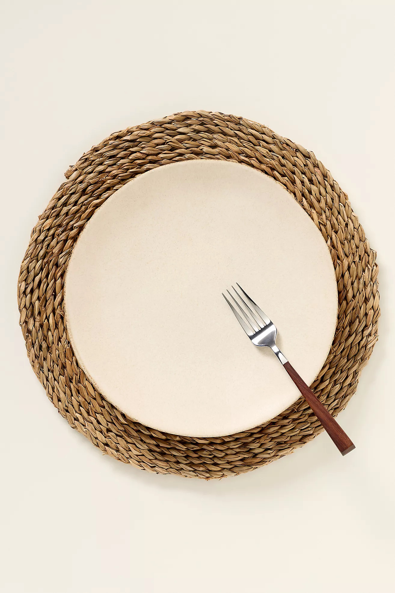 Blue Pheasant Lucian Round Placemat | Anthropologie (US)