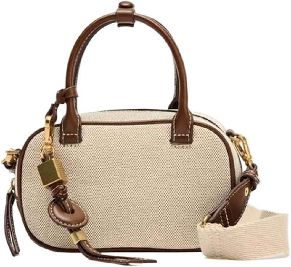 Wide Strap Women's Vintage Crossbody Bag Ladies Handbags | Amazon (US)