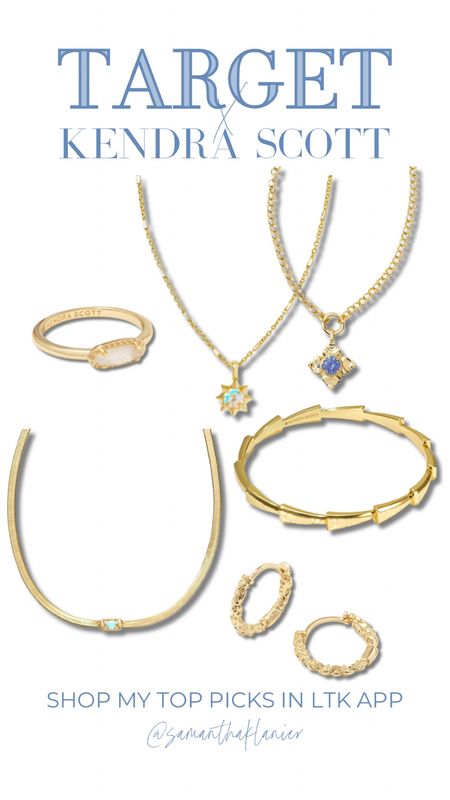 Kendra Scott Collection:  exclusively at Target

Jewelry, accessories, gold

#LTKGiftGuide #LTKSeasonal #LTKstyletip