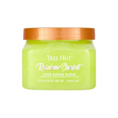 Tree Hut Rainbow Shea Sugar Scrub, Exfoliating, Hydrating & Moisturizing Body Scrub with Shea Butter & Nourishing Essential Oils, Smooth & Soften Skin, 18 oz | Amazon (US)