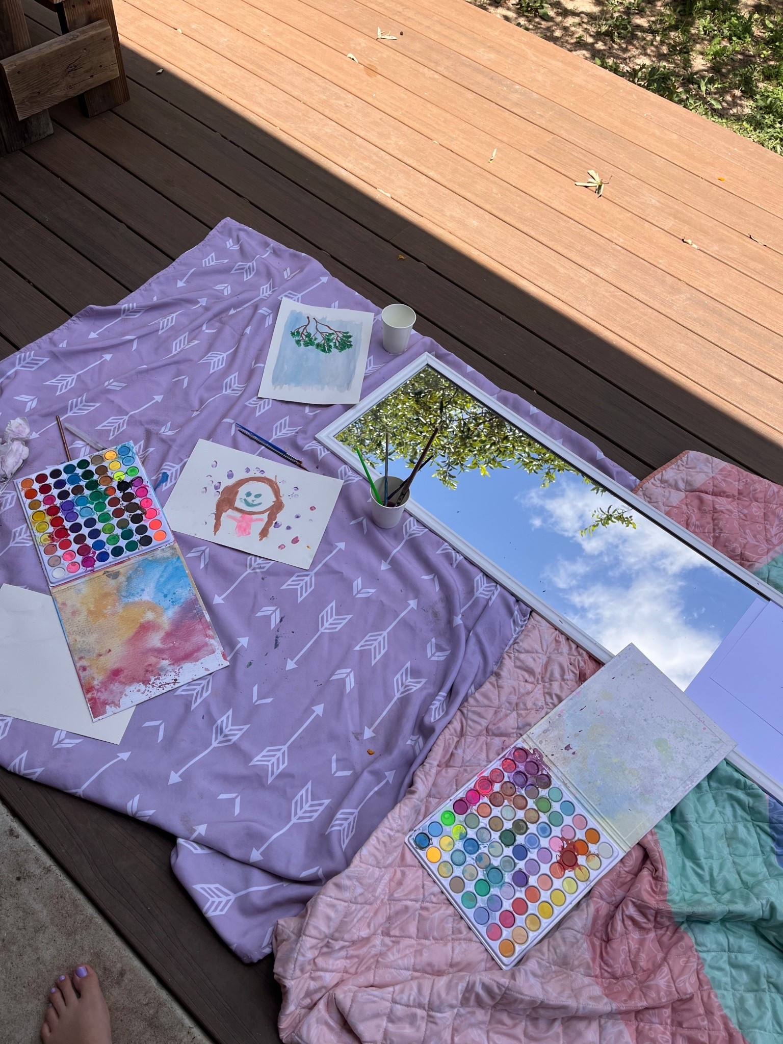 Cloud painting 🌤️

#LTKFamily #LTKKids