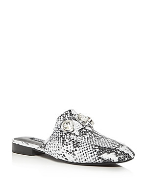 Senso Rio Snake Embossed Embellished Loafer Mules | Bloomingdale's (US)