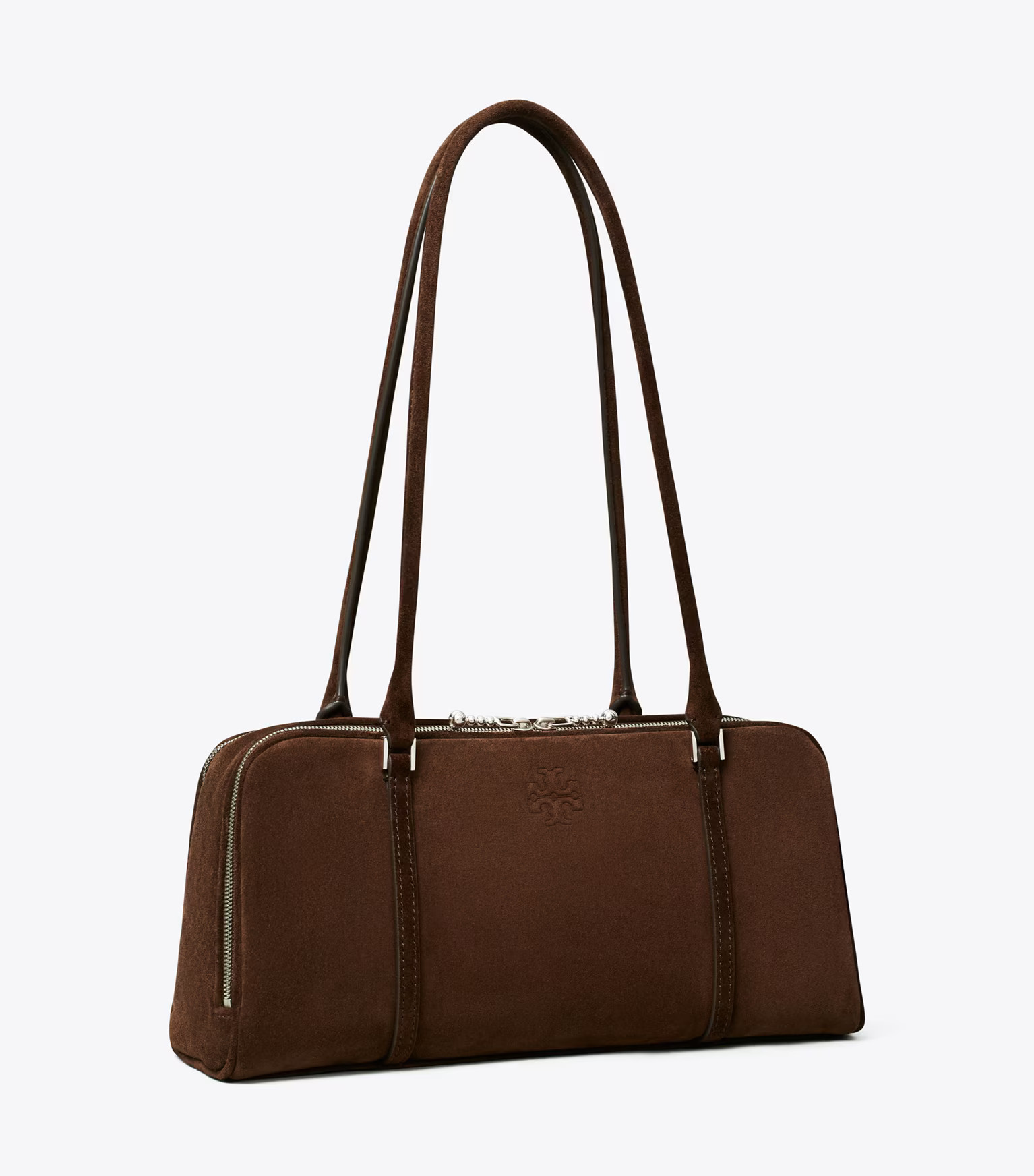 Small Marshmallow Suede Satchel: Women's Designer Shoulder Bags | Tory Burch | Tory Burch (US)