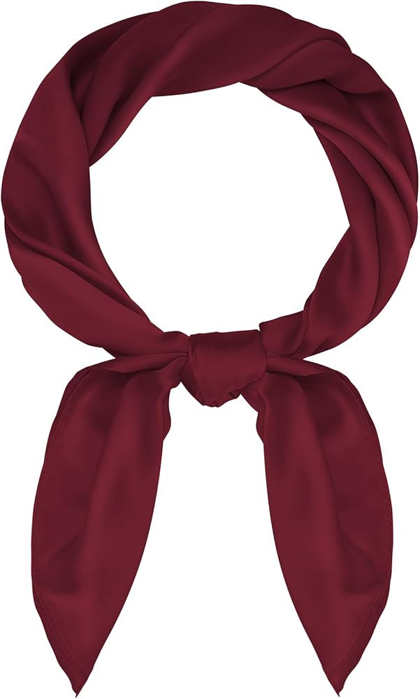 Satin Scarf Square Scarf Neck Hair Scarf Handkerchief Bandanas for Women Men Girls Boys Costume A... | Amazon (US)