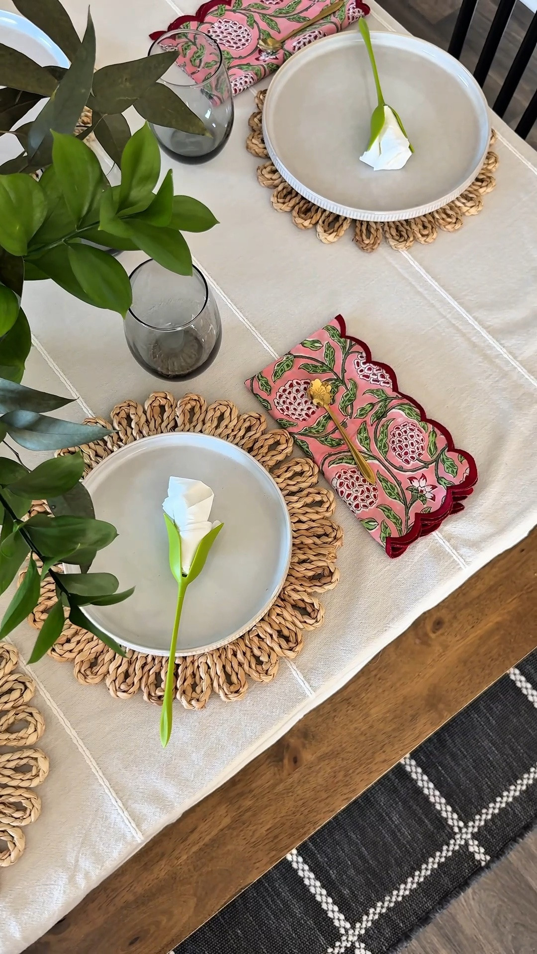 Suddenly wanting to host a garden party with these cute little napkin holders 🌷
Spring tablescape, floral scallop napkins, hosting favorites, flower napkins fold, Amazon kitchen find

#LTKHome #LTKSaleAlert #LTKfoodie