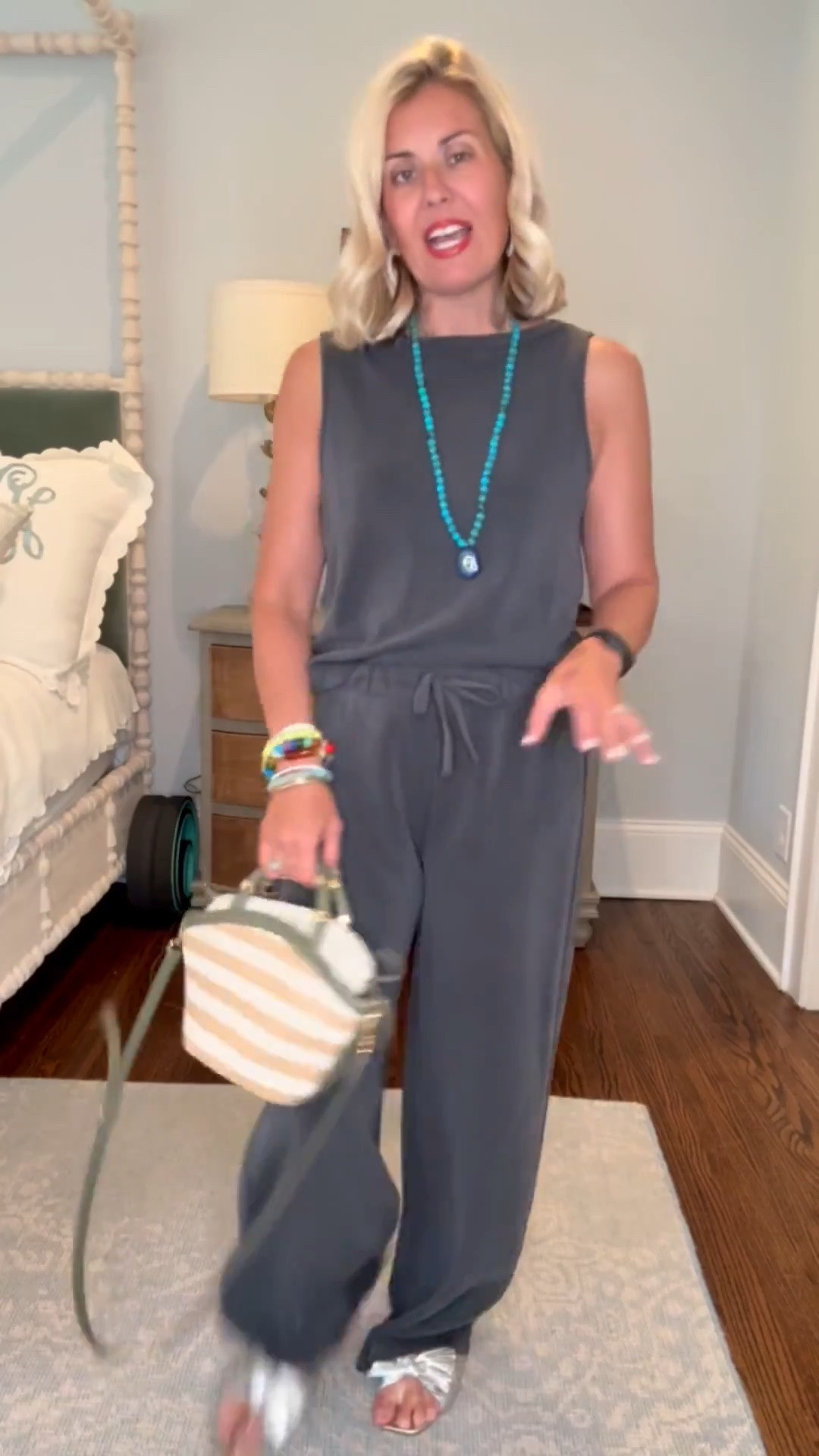 Love a neutral look and then add pops of color to accessorize! This new Spanx Air Essentials fabric is literally cloud like. It flows so good and this color has endless possibilities when it comes to styling. 

@spanx #spanxpartner

Sizing:
Tie-Waist Maxi Dress - small
Boatneck Tank - xs
Drawstring Maxi Dress - xs
Button Down - xs
Shorts - small
Wide Leg Pant - small petite

*Code catherinexspanx for 15% off + free shipping on 1st order

#LTKdayinmylife #LTKmomlife #LTKOver40