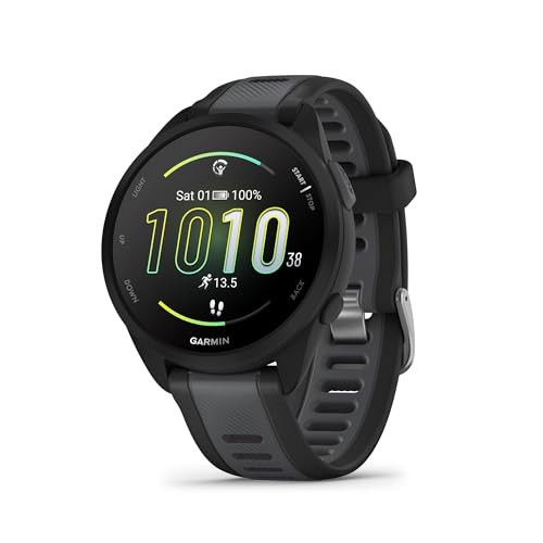 Garmin Forerunner 165, Running Smartwatch, Colorful AMOLED Display, Training Metrics and Recovery Insights, Black | Amazon (US)