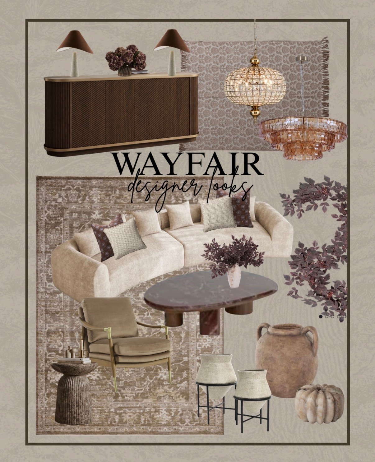 #ad If you love a luxury look but not the luxury price tag, these are the @Wayfair  pieces I'd choose.
Think sculptural furniture, statement lighting, rich textures and those little details that make a room feel expensive.
#wayfair #wayfairpartner