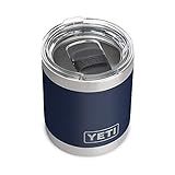 Amazon.com: YETI Rambler 10 oz Lowball, Vacuum Insulated, Stainless Steel with MagSlider Lid, Nav... | Amazon (US)