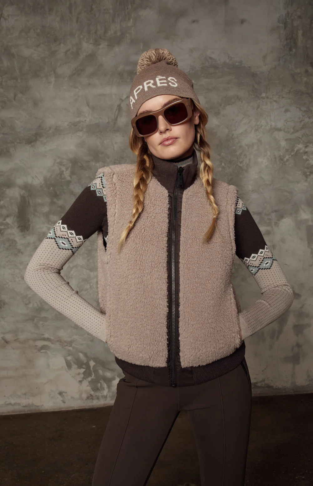 Atlas Quilted Reversible Vest | Coffee | Alp N Rock