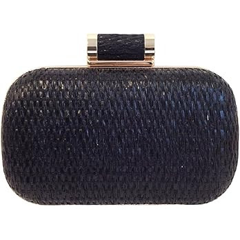 JNB Raffia Straw Box Clutch | Amazon (US)