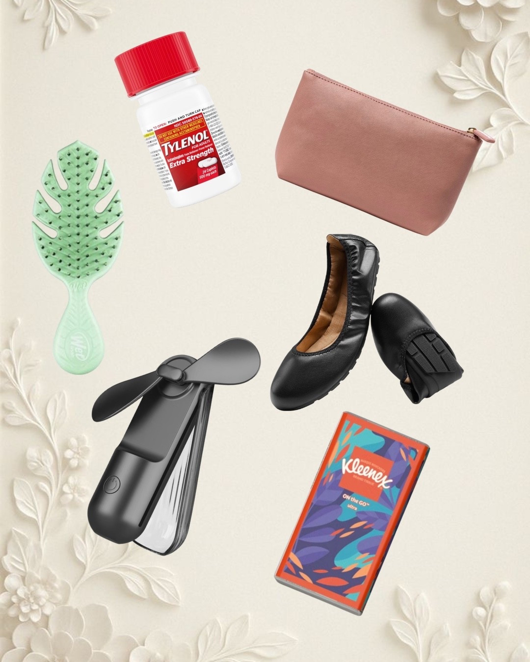 Wedding day emergency kit = handled 💍✨
From comfy flats and tissues to Tylenol and touch-up essentials — these are the little lifesavers every bride, bridesmaid, and wedding guest needs in their bag 🤍

#LTKselfcare #LTKU #LTKWedding