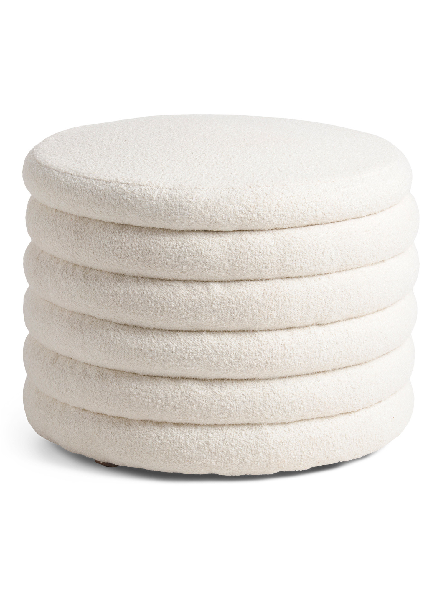 Boucle Storage Ottoman | Poufs & Ottomans  | Marshalls | Marshalls