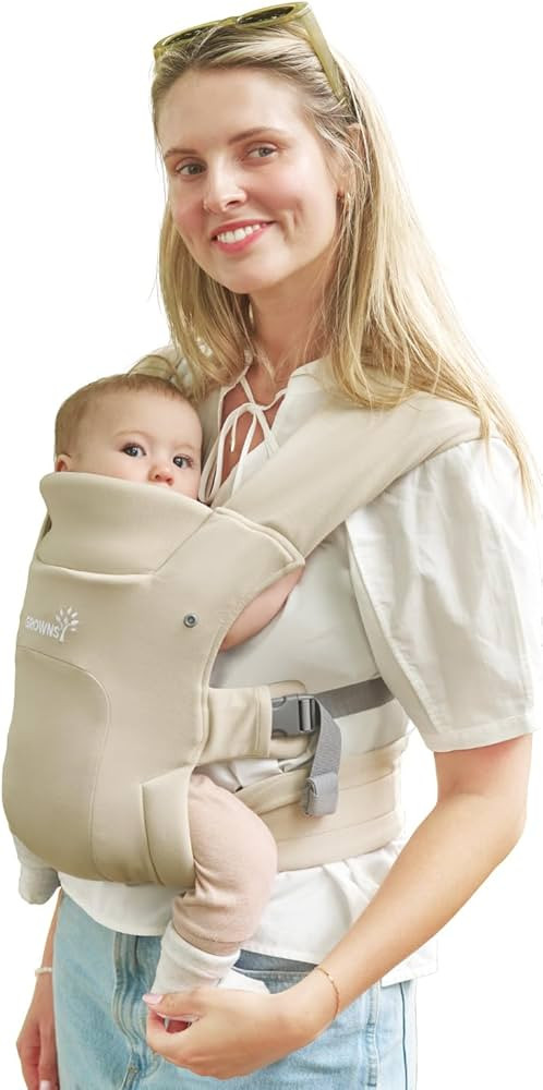 GROWNSY Newborn Carrier, Baby Carrier Newborn to Toddler, Ergonomic Baby Sling with Head Support,... | Amazon (US)