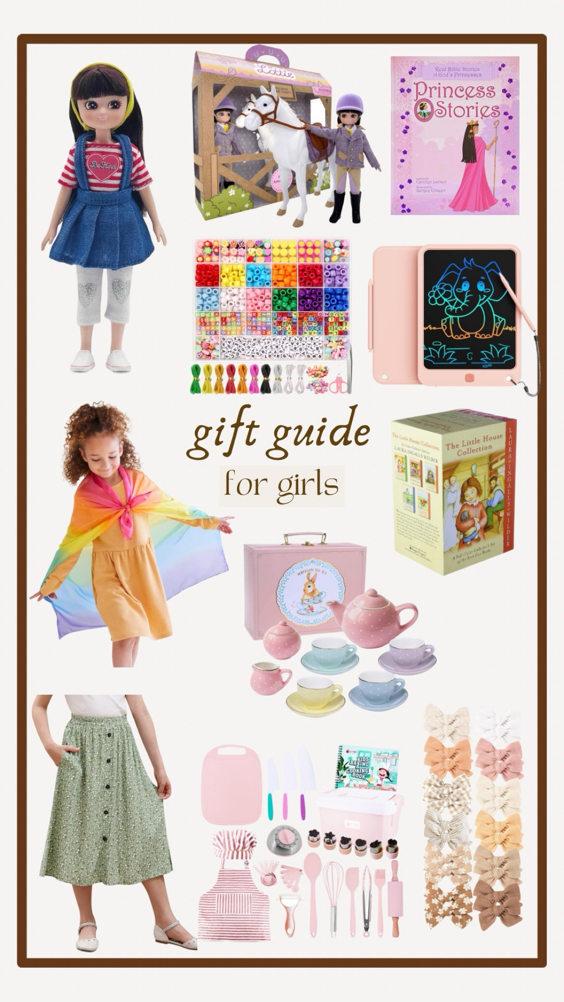 Gift Guide for Girls - Gifts for girls - gift ideas for girls - kids gift ideas - girls gift ideas

#LTKHoliday #LTKGiftGuide #LTKkids