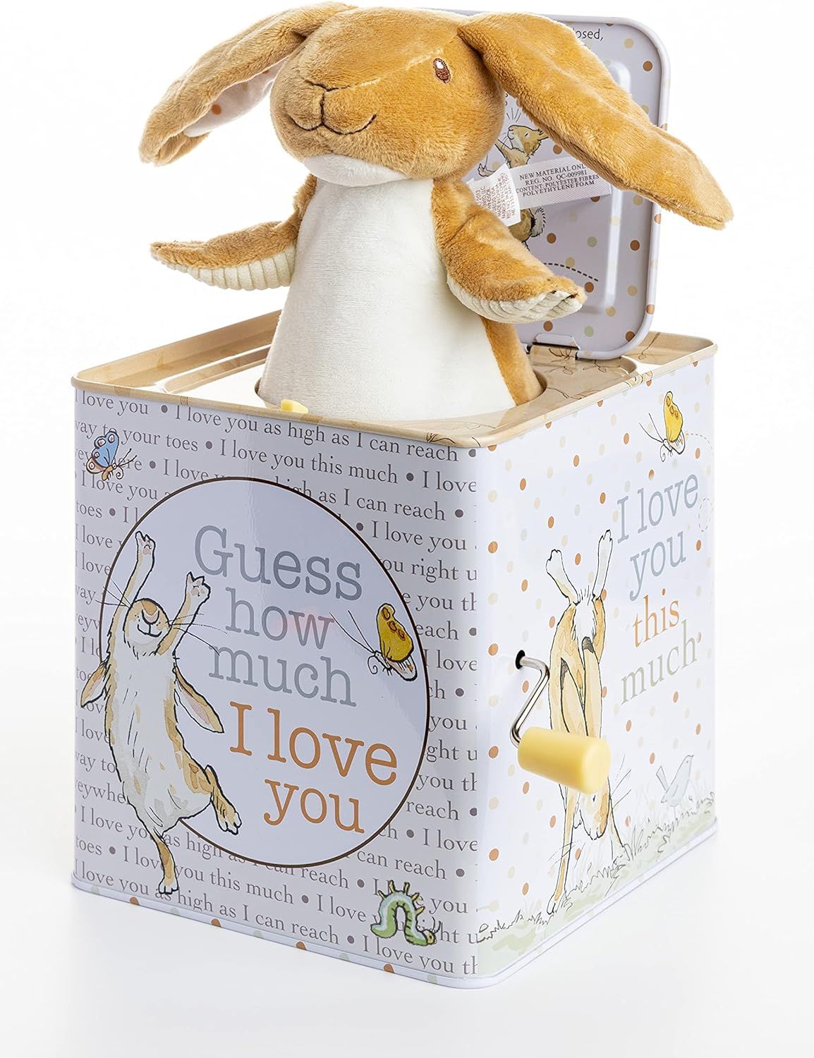 KIDS PREFERRED Guess How Much I Love You - Nutbrown Hare Jack-in-The-Box - Musical Toy for Babies | Amazon (US)