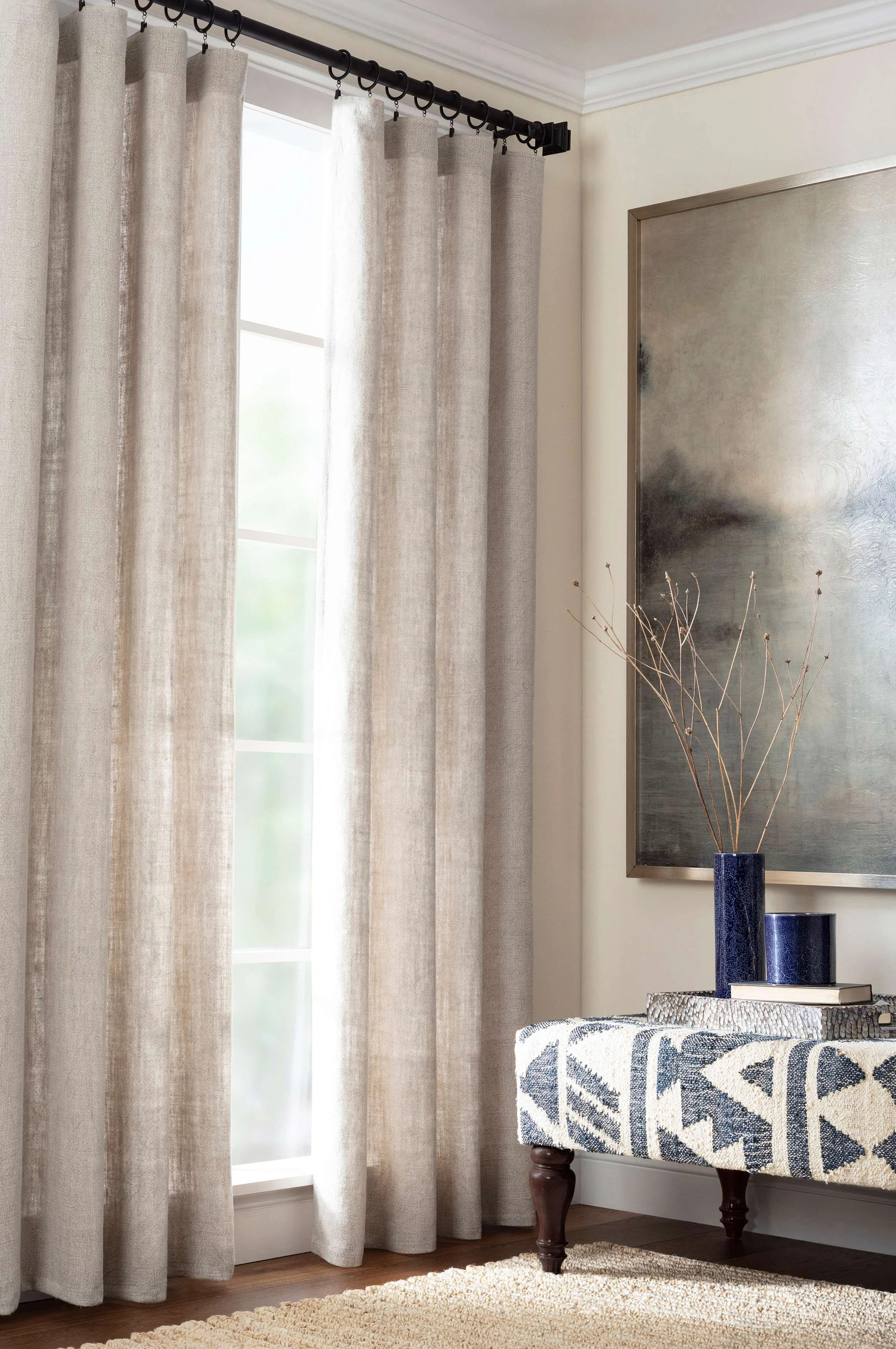 Pine Cone Hill Stone Washed Linen Curtain Panel & Reviews | Wayfair | Wayfair North America