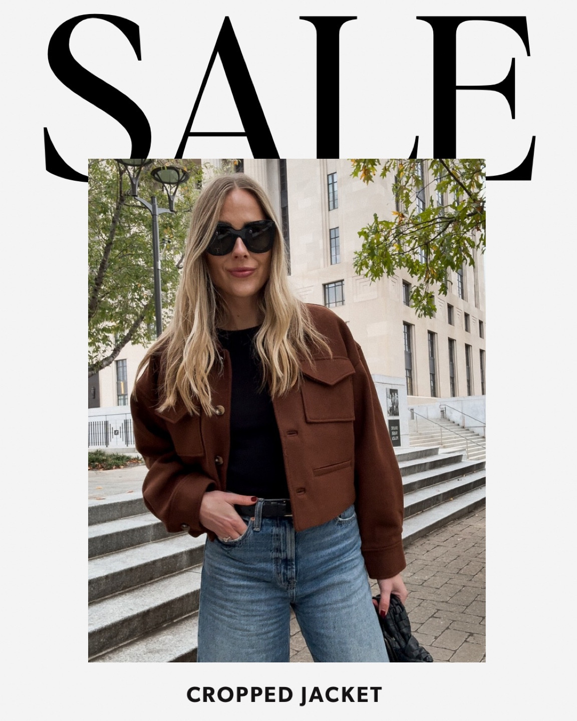 Jacket on sale! I sized up to a medium for a relaxed fit but small (my true size) would def still work #fashionjackson #falloutfits 

#LTKCyberWeek #LTKSaleAlert #LTKOver40