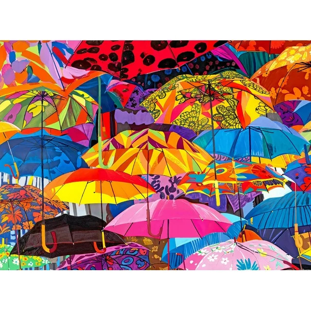 Cross & Glory - Umbrella Festival: Parade of Parasols - 1000 Piece Jigsaw Puzzle  Puzzles for Adu... | Walmart (US)