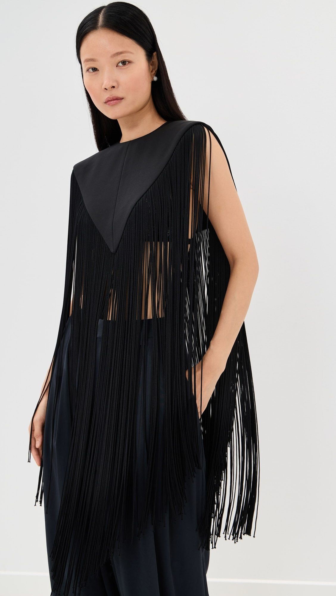 4 Ply Silk Fringe Cape | Shopbop