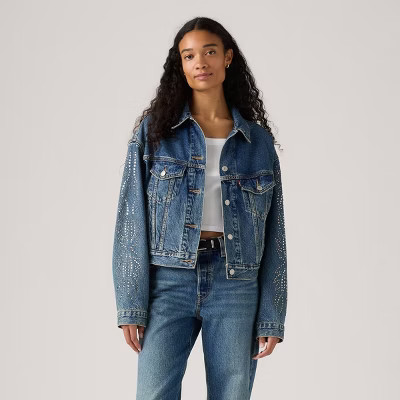Levi's® Women's Shrunken 90's Trucker Jacket - Solargenic M | Target
