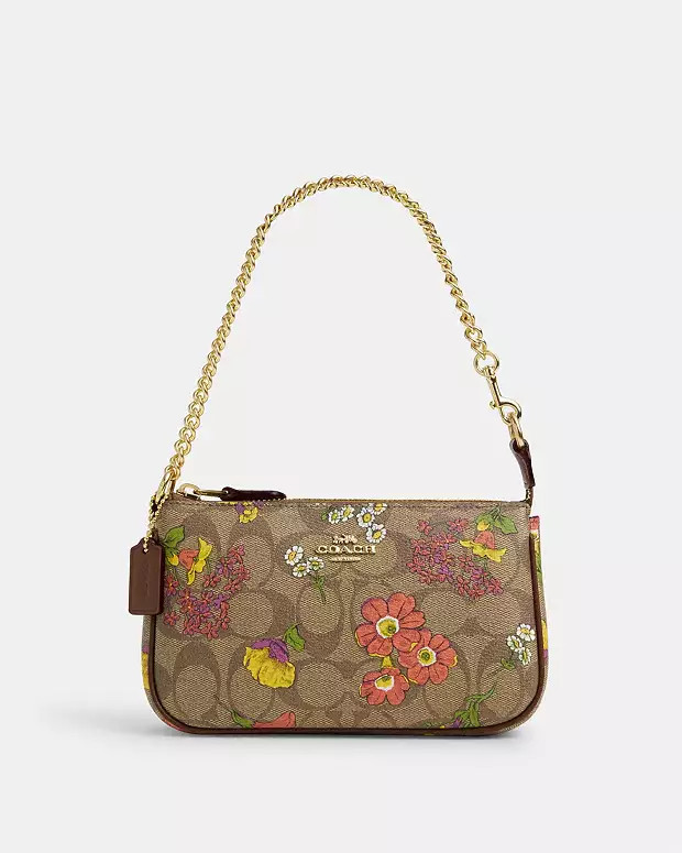 Nolita 19 In Signature Canvas With Floral Print | Coach Outlet US