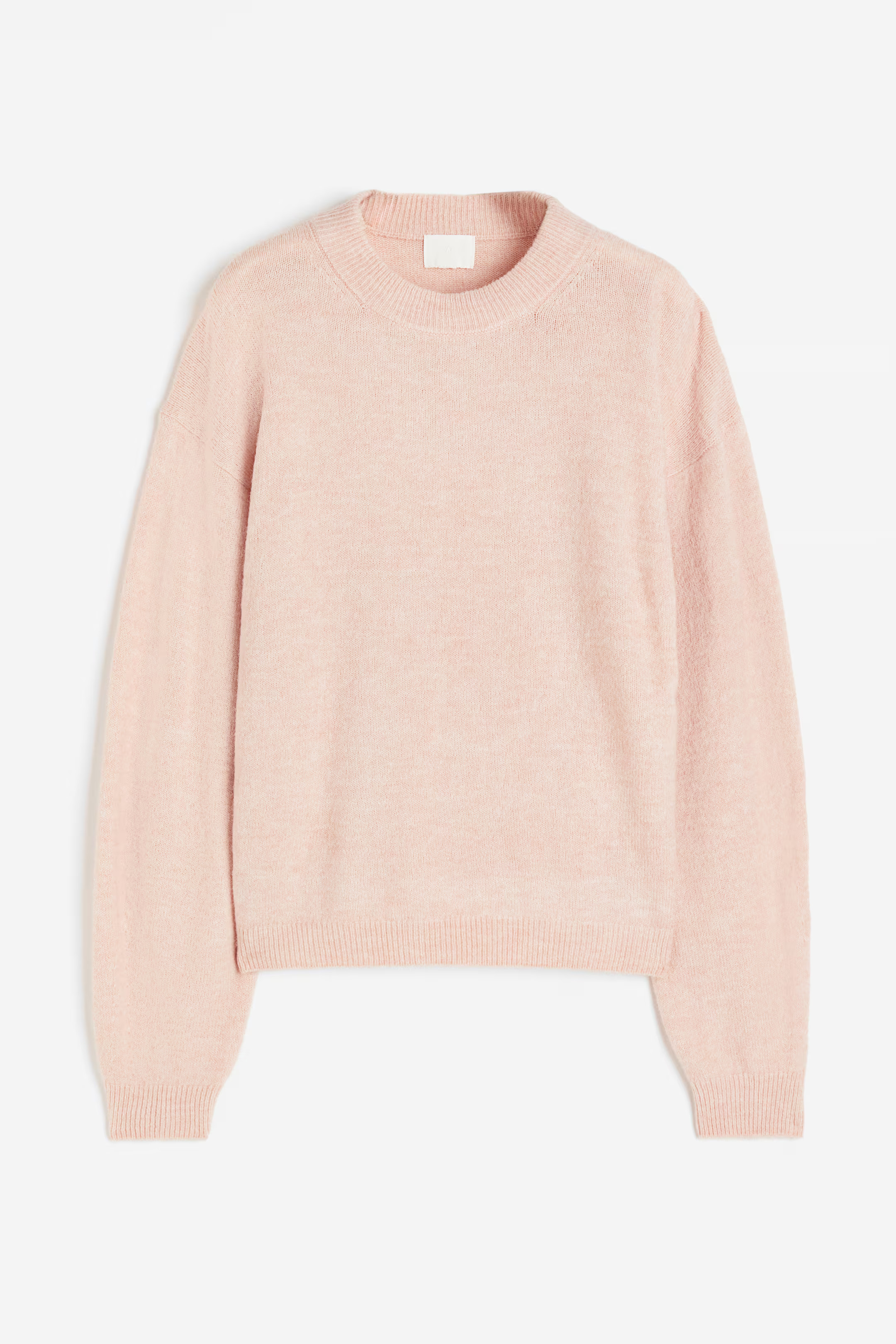 Knit Sweater - Light pink melange - Ladies | H&M US | H&M (US + CA)
