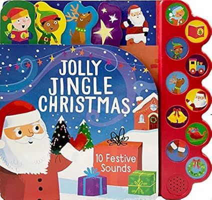 Jolly Jingle 10-Button Children's Christmas Sound Book (Interactive Children's Sound Book with 10 Fe | Amazon (US)