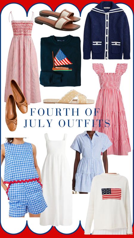 Red, White & Blue Fourth of July outfit inspo!! A little bit of everything for summer fun

// grandmillenial style, coastal summer outfits, 4th of July outfit ideas, New England summer outfit

#LTKSeasonal #LTKTravel #LTKFindsUnder100