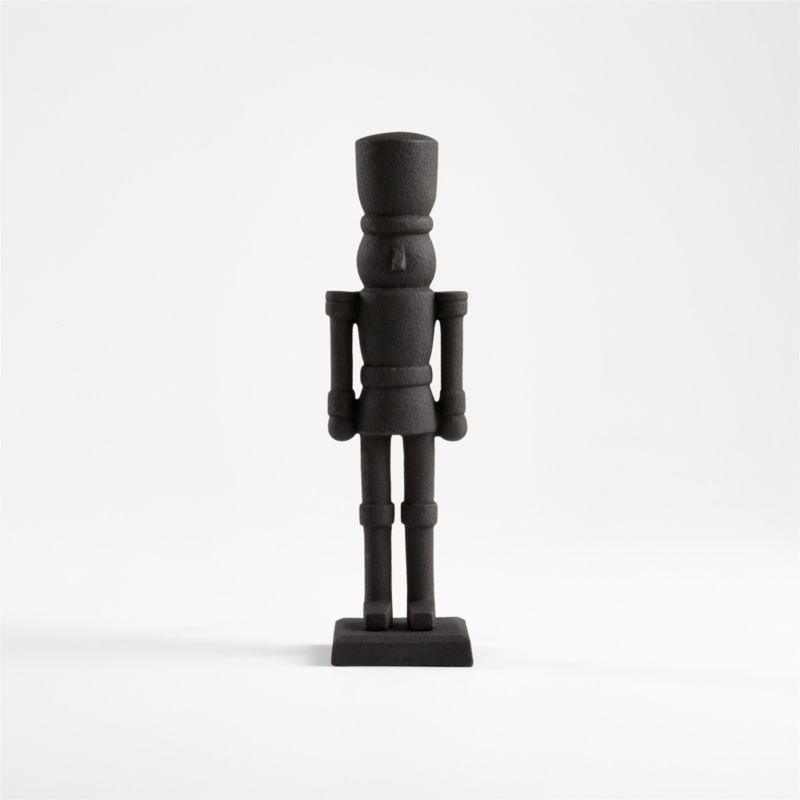 12" Zinc Nutcracker Decoration + Reviews | Crate and Barrel | Crate & Barrel