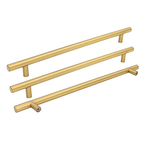 5 Pieces goldenwarm Brass Cabinet Handles Gold Pulls for Dresser Drawer Kitchen Cupboard Drawer Hand | Amazon (US)