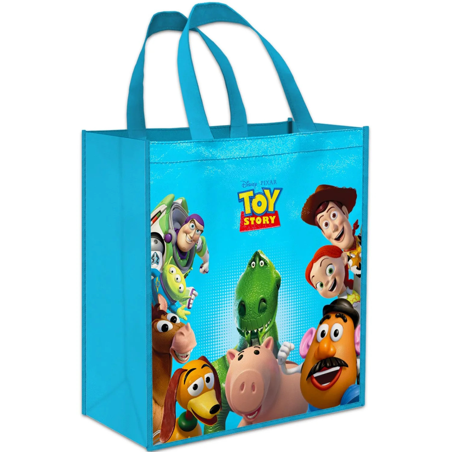 Toy Story Tote Bag - Disney Accessories Set with 15" Grocery Bag Featuring Woody, Buzz Lightyear,... | Walmart (US)