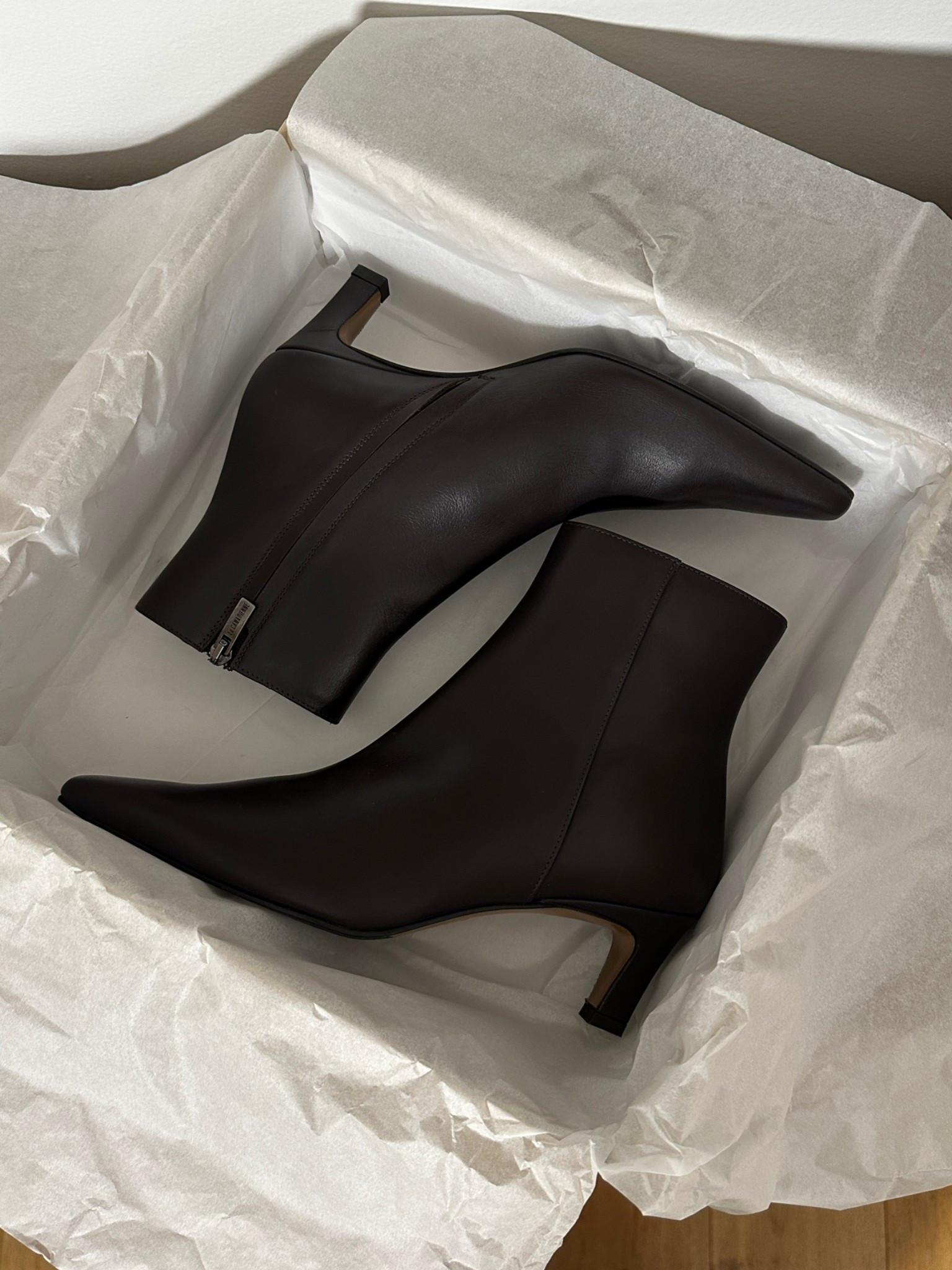 Chicest leather boots! I went up 1/2 a size.

#LTKSeasonal #LTKNYFW #LTKWorkwear