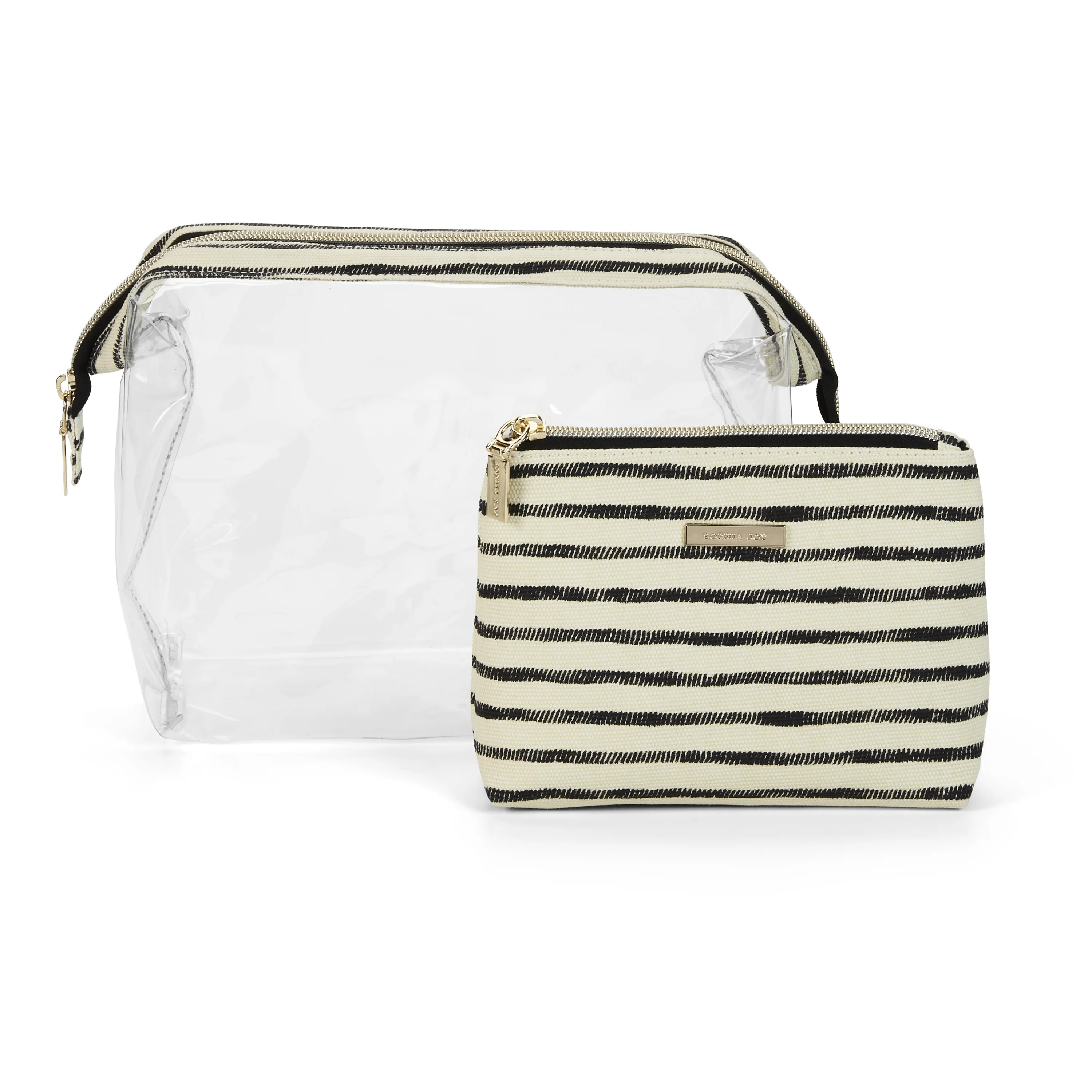 Sophia Joy Stripe and Clear 2 Piece Frame Clutch Set | Walmart (US)