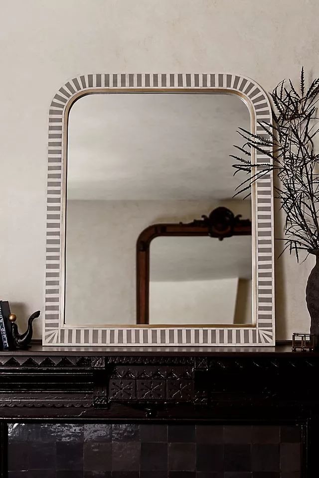 Waterfall Inlay Mirror | Anthropologie (US)