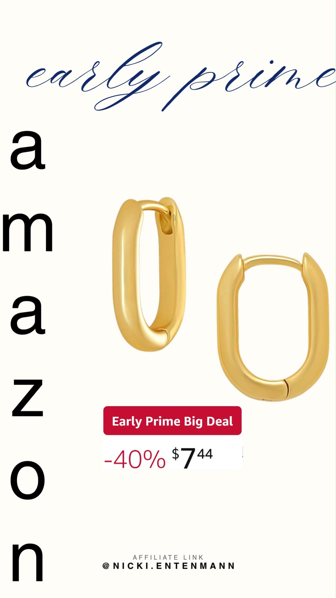 Shine bright with Amazon Essentials 14k Gold Plated or Silver Plated Modern Oval Hoop Earrings crafted for timeless style. Perfect for everyday glam, they blend elegance, durability, and confidence seamlessly. #amazonessentials #hoopearrings #goldplated #silverplated #womensfashion #styleessentials #jewelrytrends #amazonfinds #shoppingdeal #fashionaccessories ✨💎🌸 

 #LTKdayinmylife #LTKSaleAlert #LTKBeauty